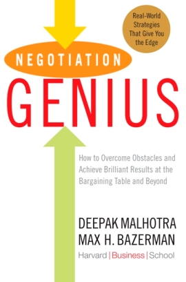 Buy Negotiation Genius at Amazon